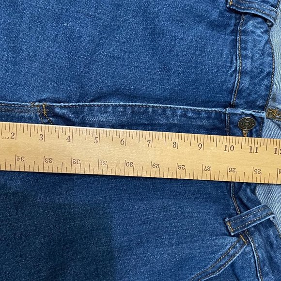 Guide Gear Jean Cargo Shorts tag Size 42 98% Cotton 2% Spandex Blue Carpenter - Picture 5 of 11